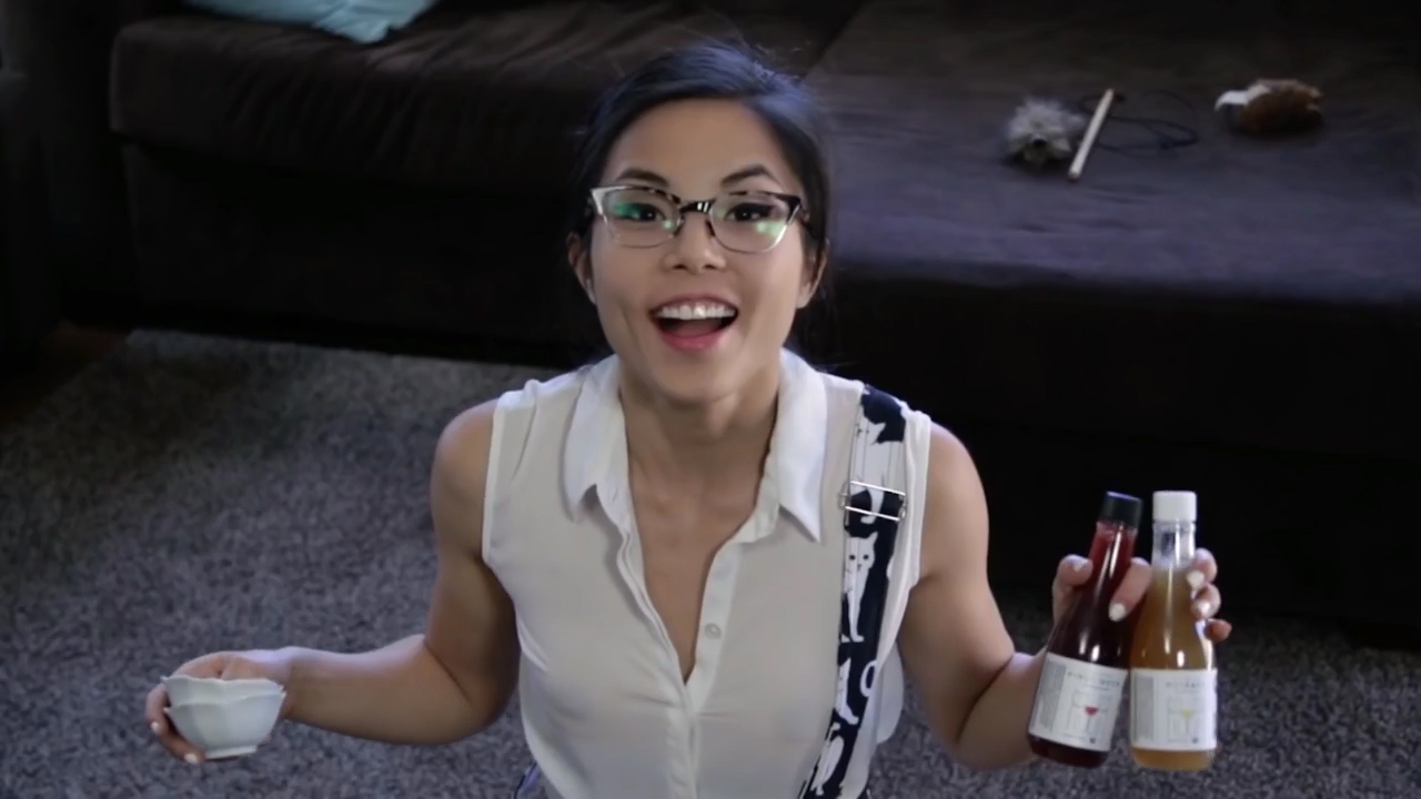 Anna Akana See-Through Shirt with Slight Nipple Slip (6 pics 1 gif)