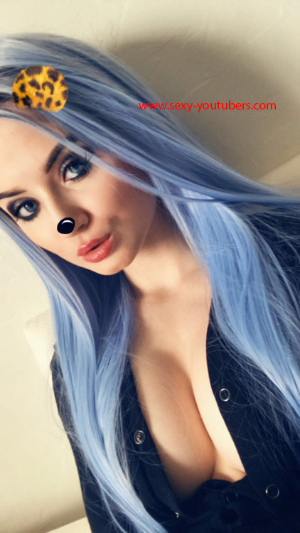 Celestia Vega Blue Hair Nude (14 pics)