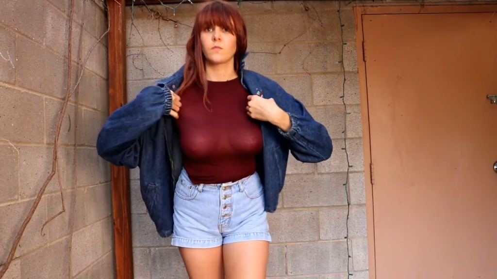 Autumn Brianne Nipples in See Through Shirt (5 pics)