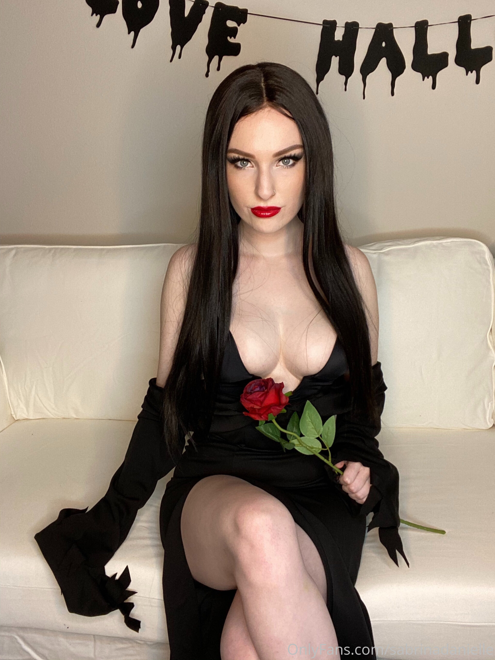 Sabrina Danielle Black Halloween | LiveXGirls